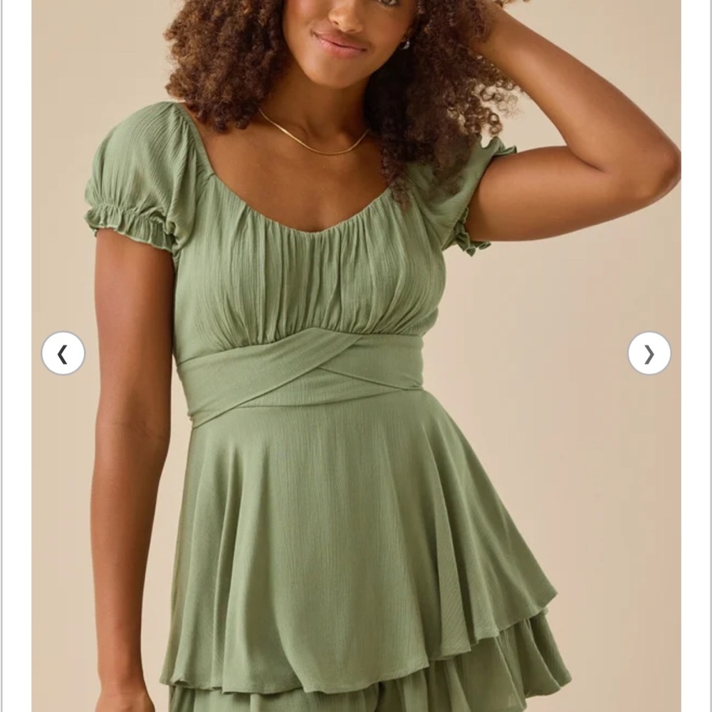 Altar'd State Mint Green romper